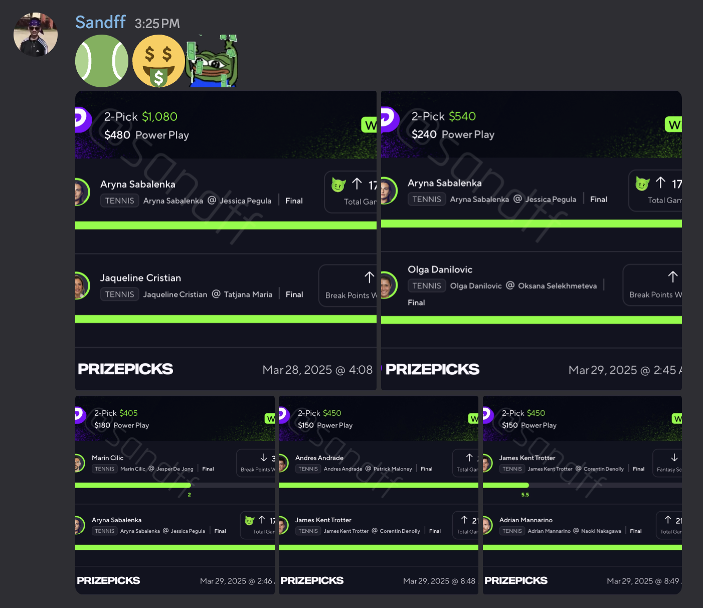 User win screenshot